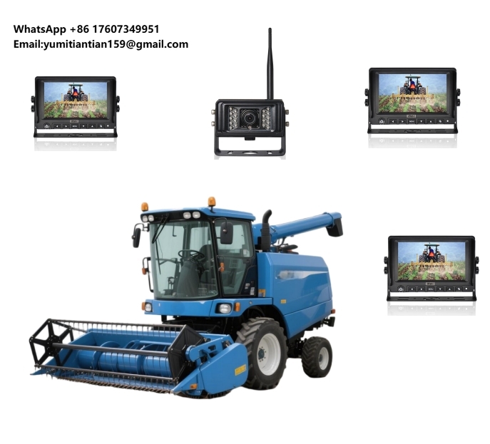Agriculture Farming Systems - 信頼性の高い無線農業機器観測カメラシステム 大規模農場向け車両後退支援