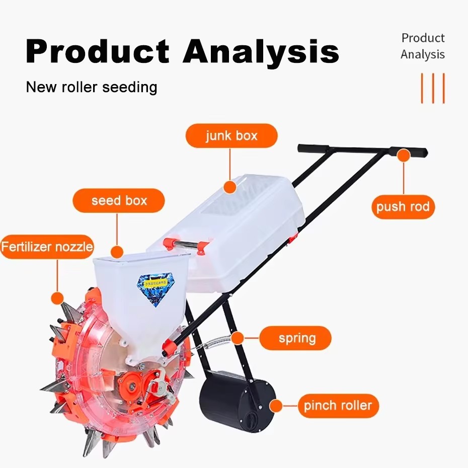 手押し式播種機 - トウモロコシ/小麦/米用の手動播種機、効 - Manual Seeder Hand のレビューと価格