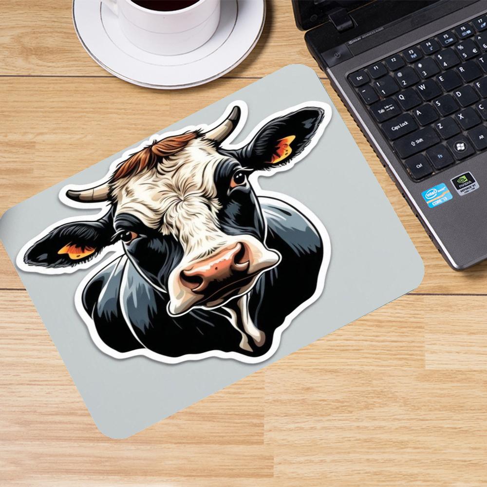漫画クールカウゲーミングプレイマット大型デスクマットマウスパ - Cow Mat Rubber のレビューと価格