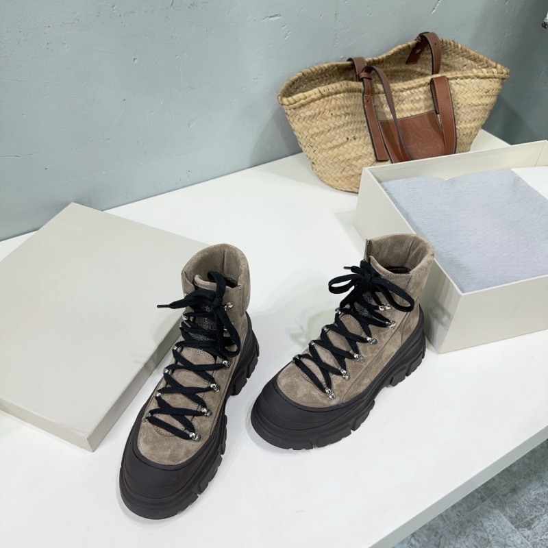 秋冬新作 本革 マテ底 厚底 インルン ラウンドトゥ レース - Cow Mat Rubber のレビューと価格
