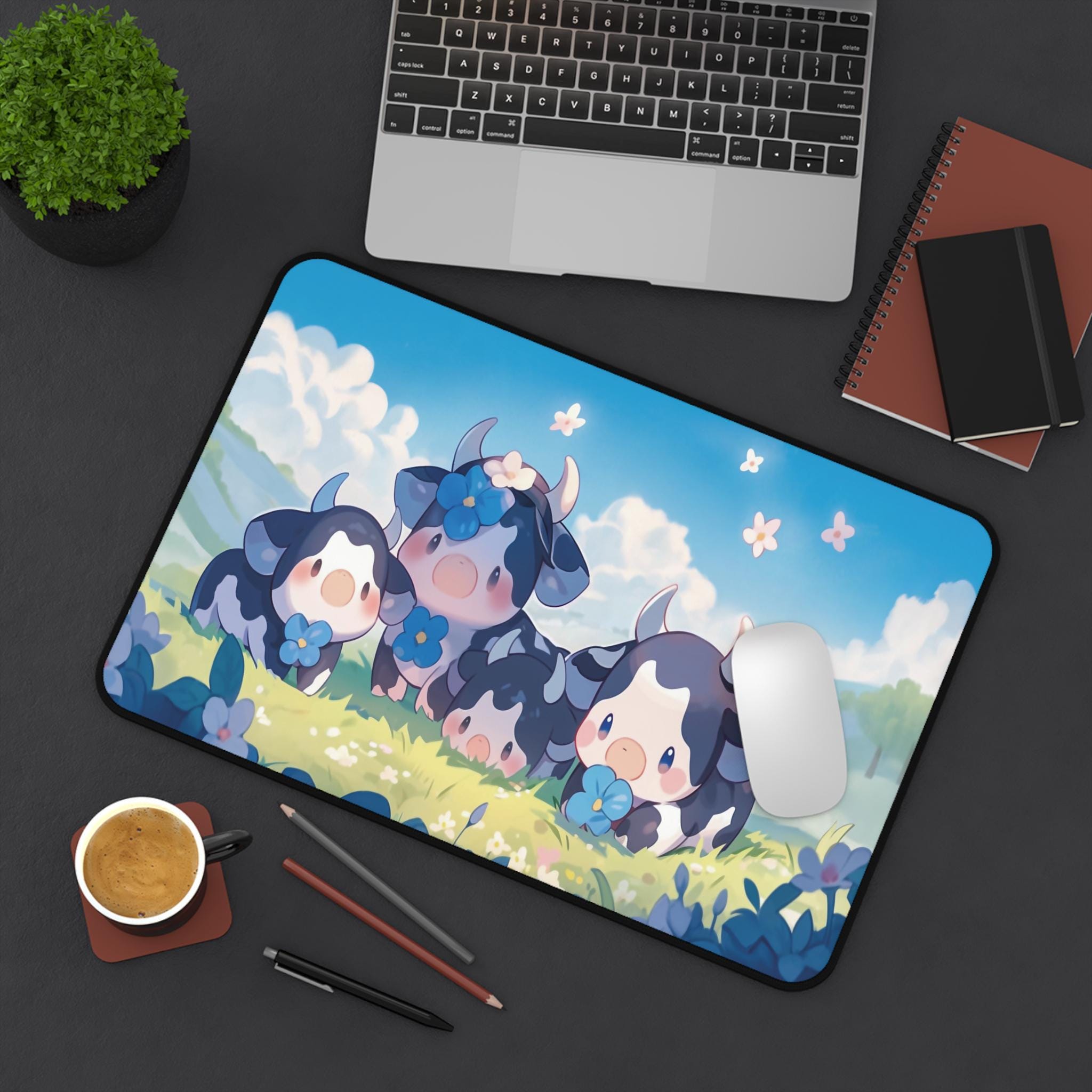 かわいい牛テーブルパッド、かわいい牛柄マウスパッド、楽しい家 - Cow Mat Rubber のレビューと価格