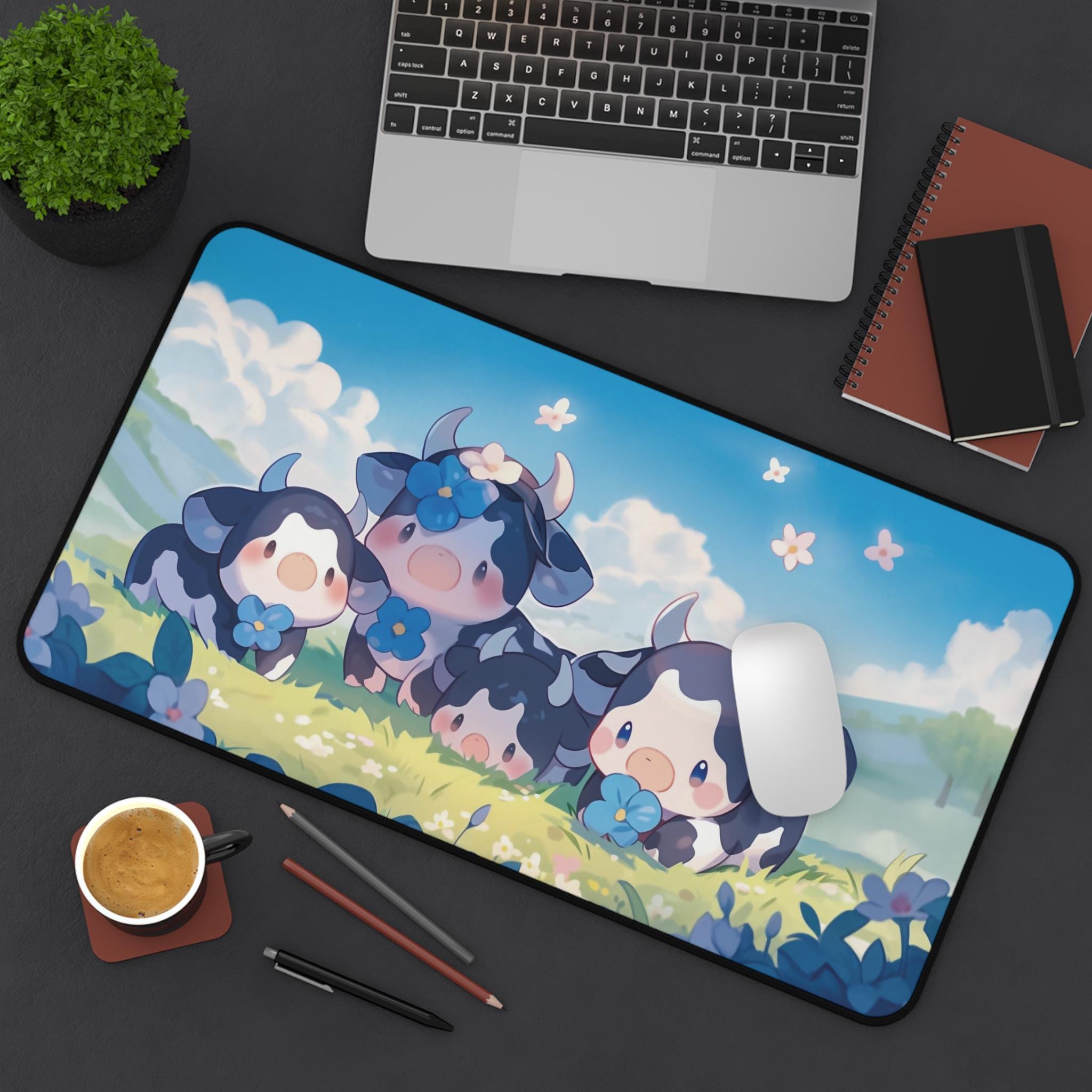 かわいい牛テーブルパッド、かわいい牛柄マウスパッド、楽しい家 - Cow Mat Rubber のレビューと価格