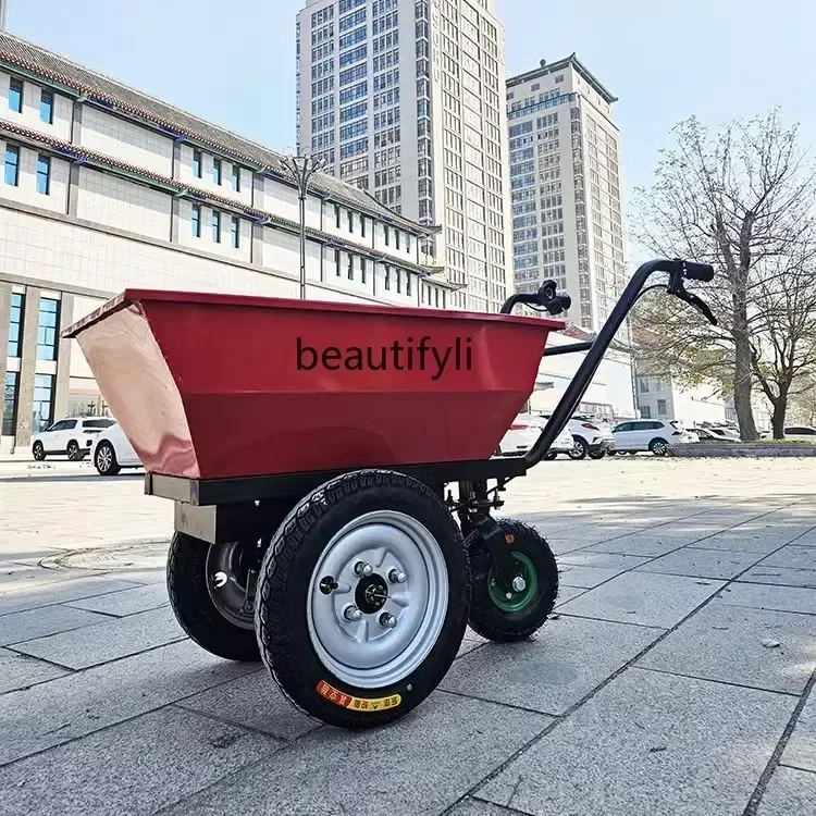 農業用電動トロリー、農場運搬車、電動手押し車、建設現場運搬車 - Organic Farming Of Agriculture のレビューと価格