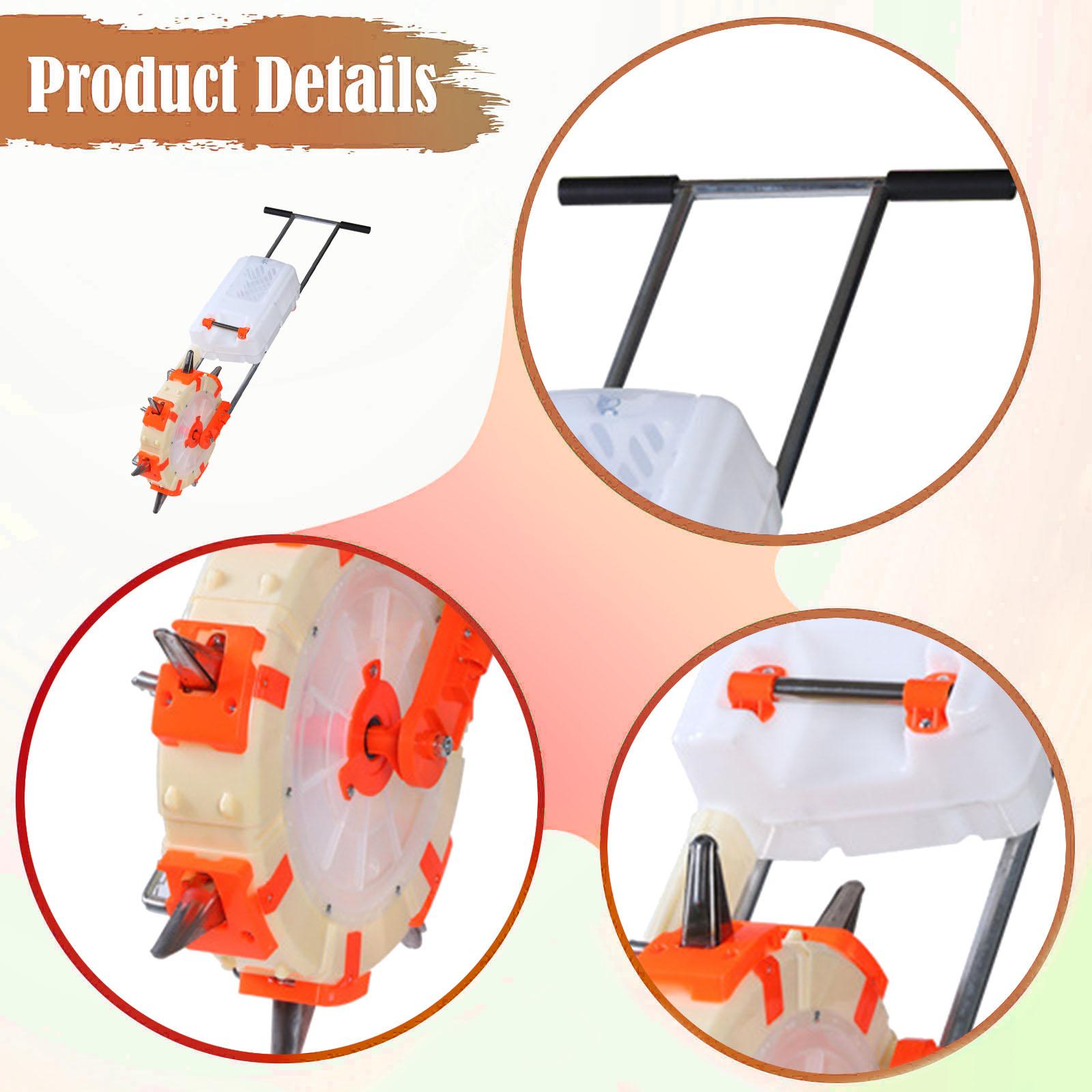 手押し式播種機、肥料散布機、手動式園芸播種機、トウモロコシ、 - Manual Seeder Hand のレビューと価格