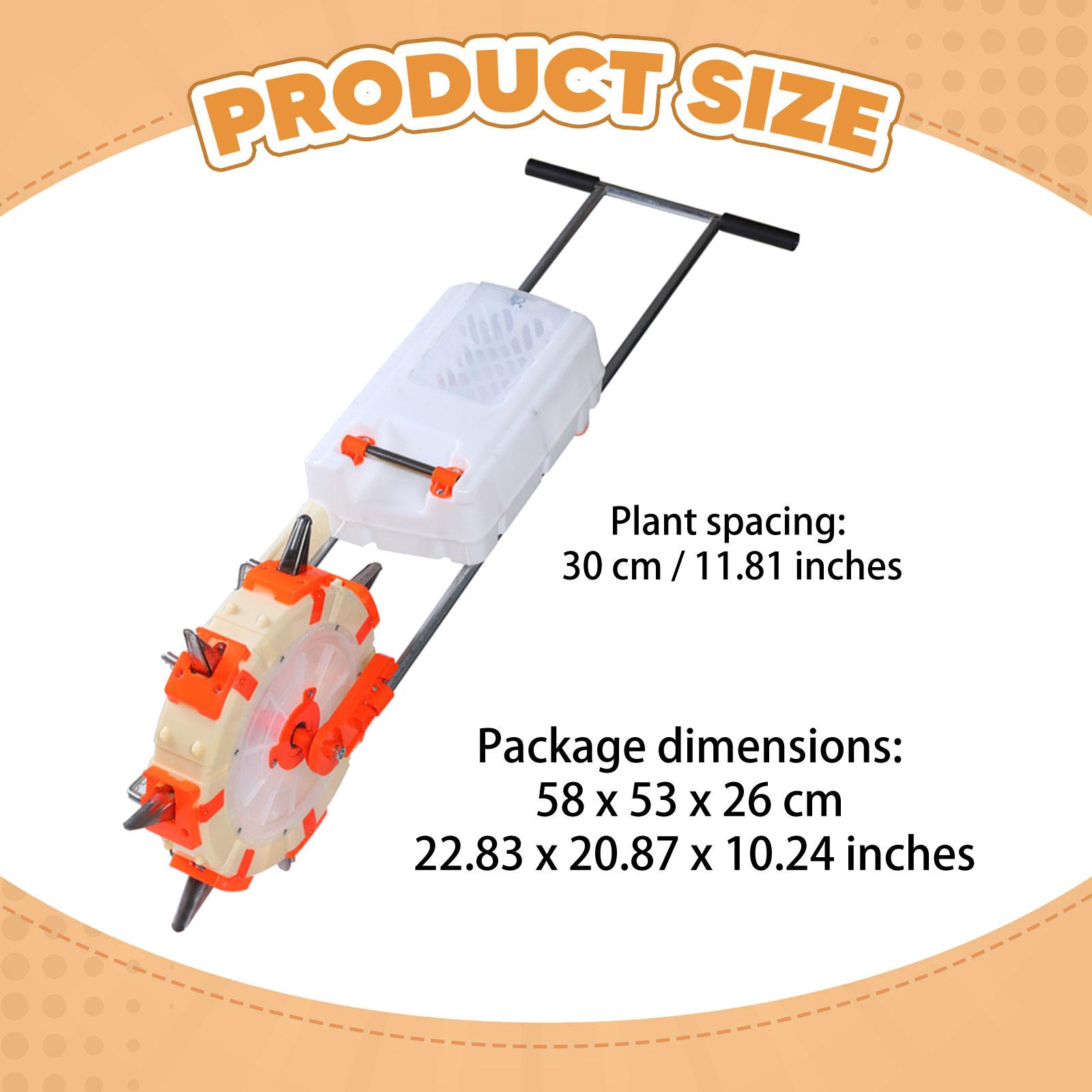 手押し式播種機、肥料散布機、手動式園芸播種機、トウモロコシ、 - Manual Seeder Hand のレビューと価格