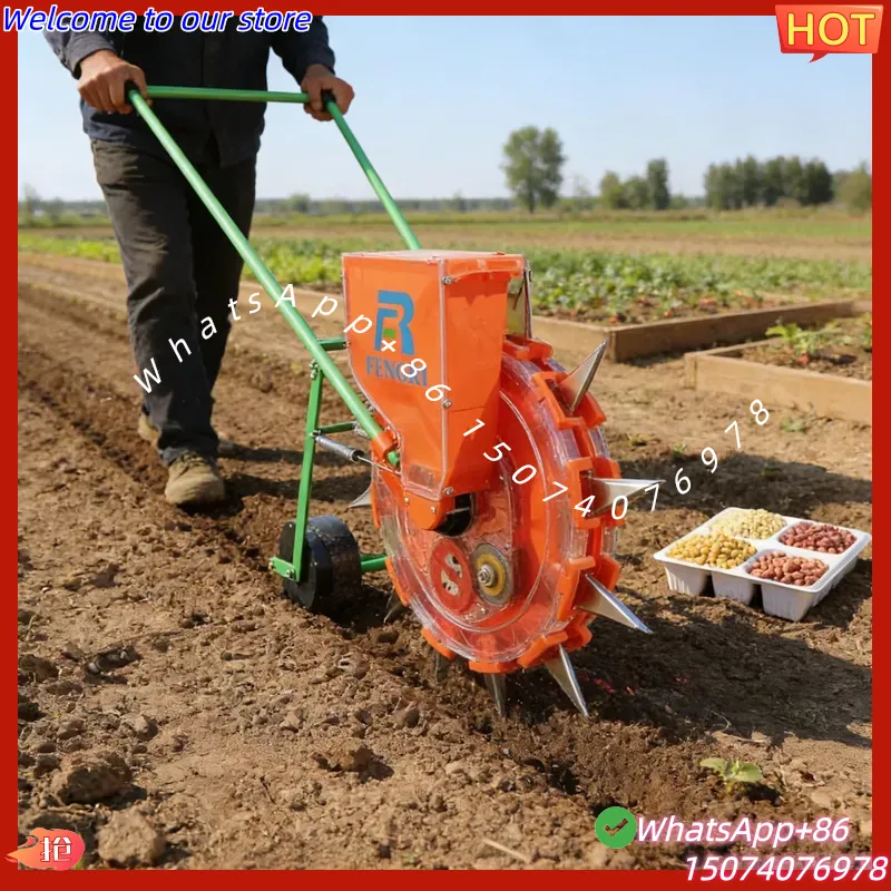 2026年式手動播種機、ニンニク植え付け機、農園・庭用種まき - Manual Seeder Hand のレビューと価格