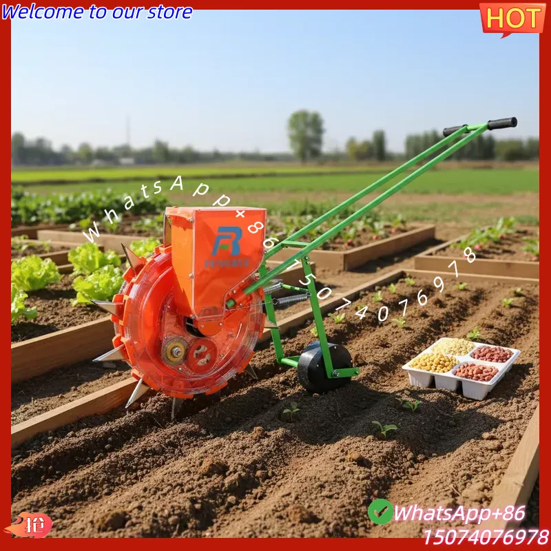2026年式手動播種機、ニンニク植え付け機、農園・庭用種まき - Manual Seeder Hand のレビューと価格