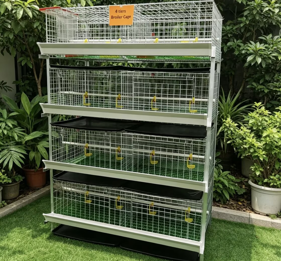新型H型ブロイラー鶏ケージシステム バッテリー養鶏場 4段2 - Farming System & Sustainable Agriculture のレビューと価格